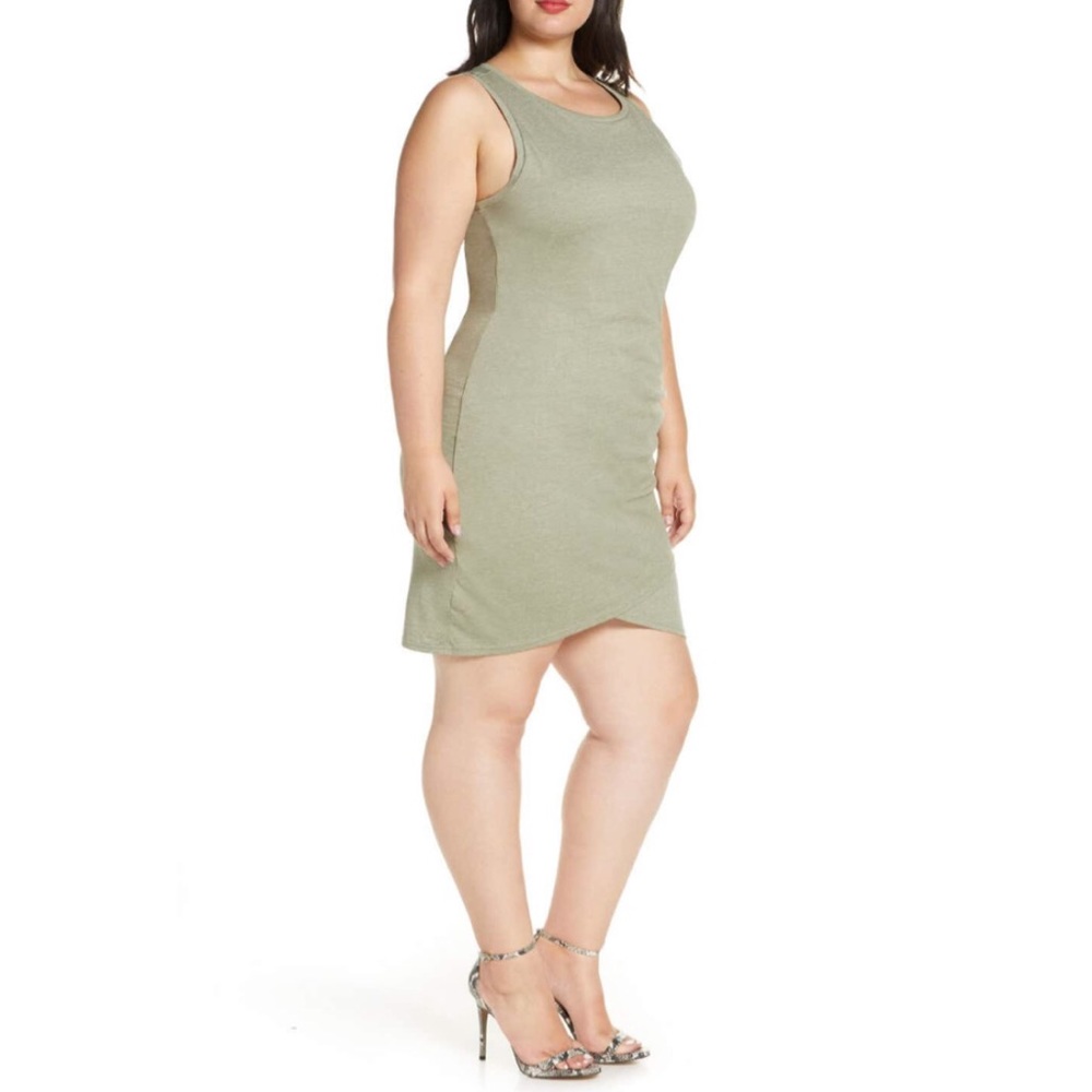 Leith Olive Dress